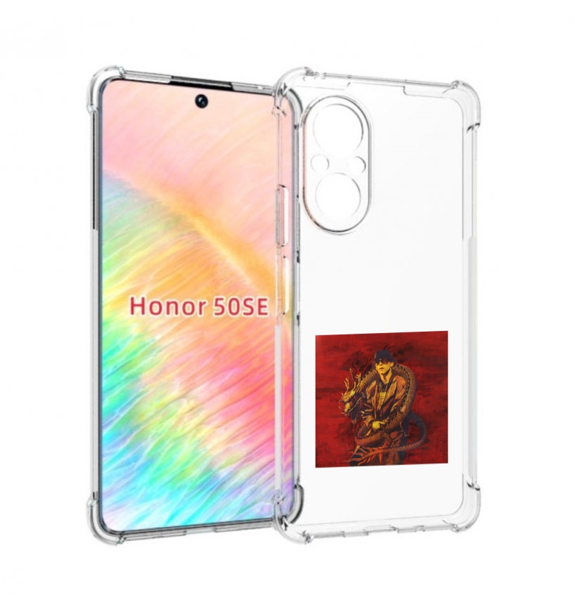 

Чехол бампер MyPads Dragonborn Big Baby Tape для Honor 50 SE про, Прозрачный, Tocco
