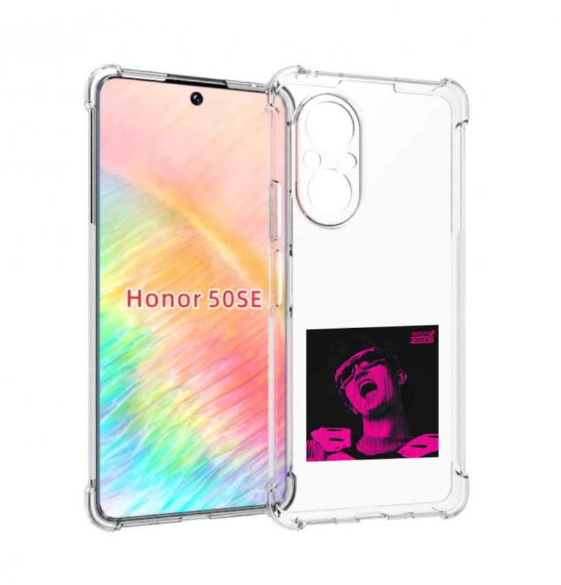 

Чехол бампер MyPads Digital Fantazy GONE для Honor 50 SE противо, Прозрачный, Tocco