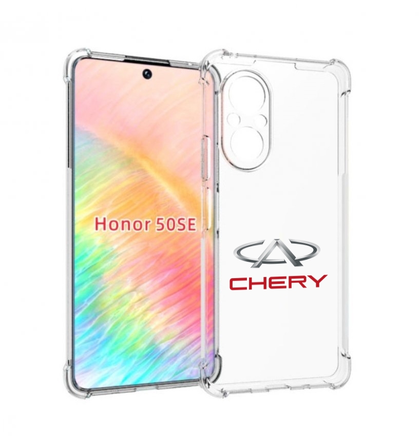 

Чехол бампер MyPads Chery-3 мужской для Honor 50 SE противоударный, Прозрачный, Tocco