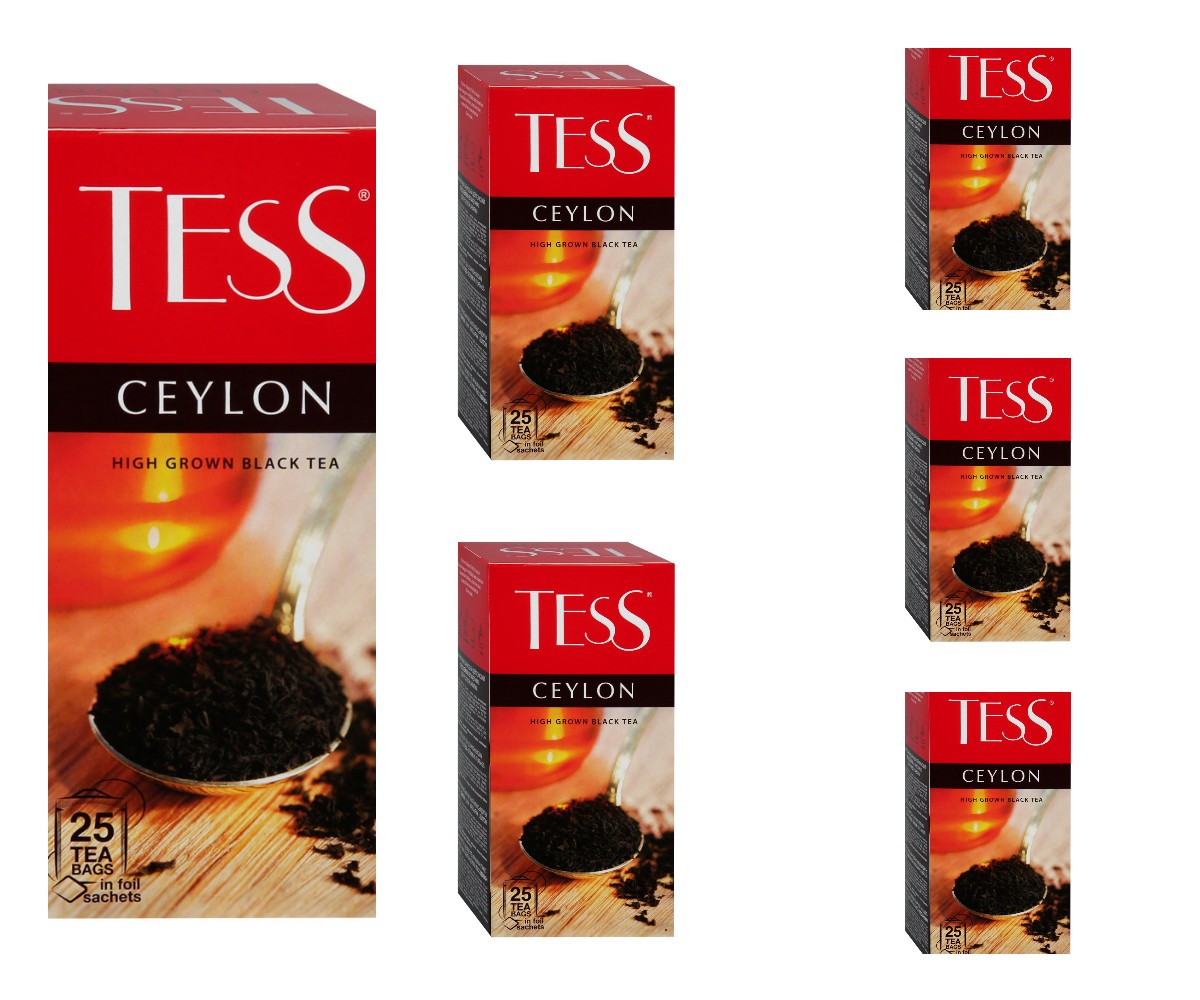

Чай Tess Цейлонский, 25 пакектиков х 6 шт, Цейлонский, 25 пак