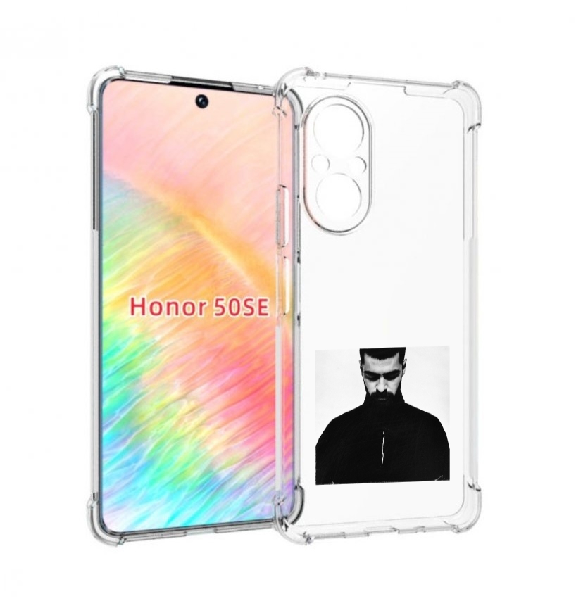 

Чехол бампер MyPads Buster Keaton Miyagi мужской для Honor 50 SE, Прозрачный, Tocco