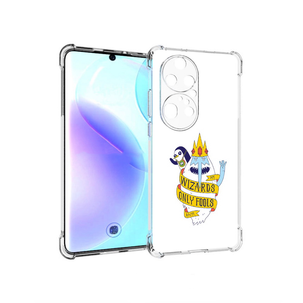 Чехол MyPads Tocco для Huawei P50 Pro время приключений снежный король