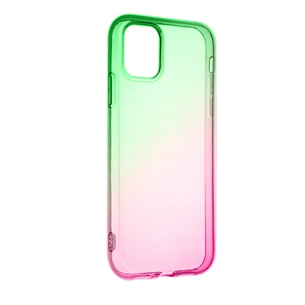 фото Чехол для iphone 11 pro max rainbow 2 зелено-розовый nobrand