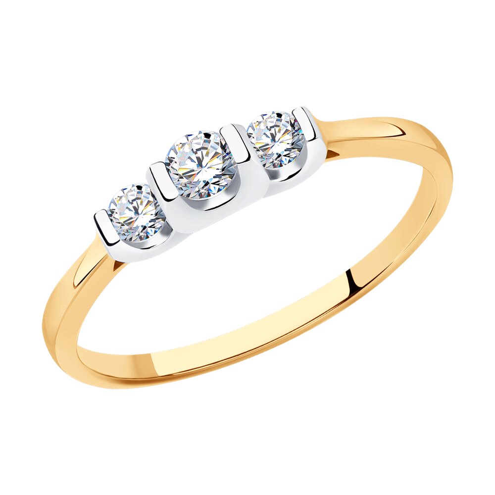

Кольцо из красного золота с бриллиантом р. 16 SOKOLOV Diamonds 1012235, 1012235