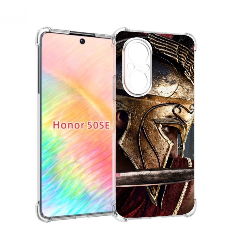 

Чехол бампер MyPads Assassin's Creed Odyssey для Honor 50 SE про, Прозрачный, Tocco