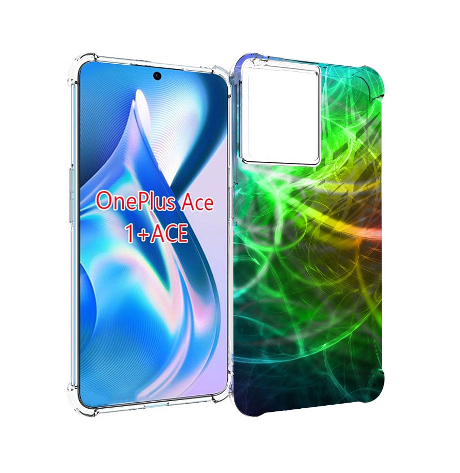 

Чехол MyPads разноцветная-абстракция-линиями для OnePlus Ace, Прозрачный, Tocco