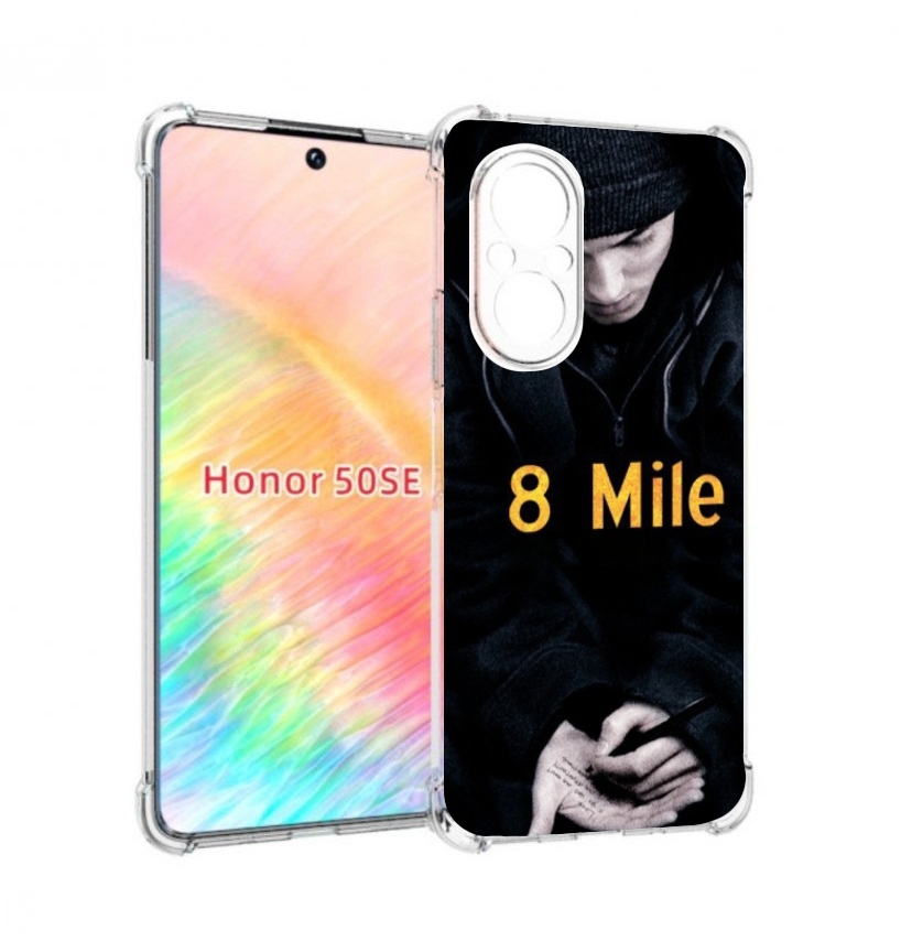 

Чехол бампер MyPads 8 миля для Honor 50 SE противоударный, Прозрачный, Tocco
