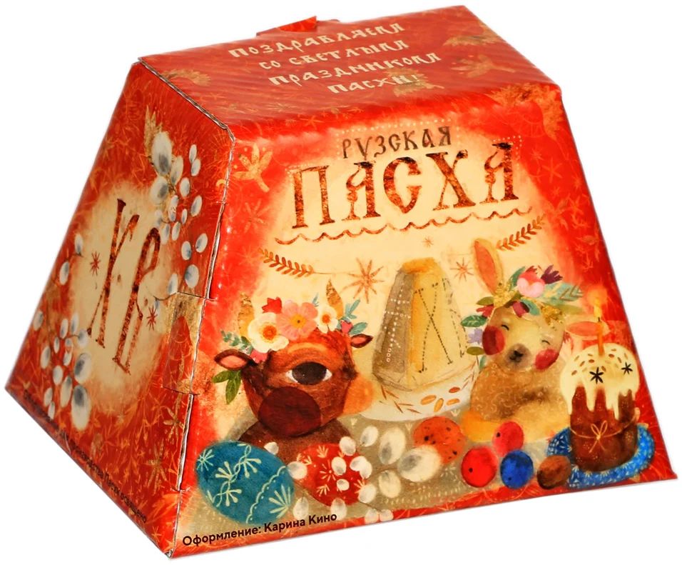 

Творожная масса Рузское Молоко Рузская пасха ягоды-орехи 23% 235 г