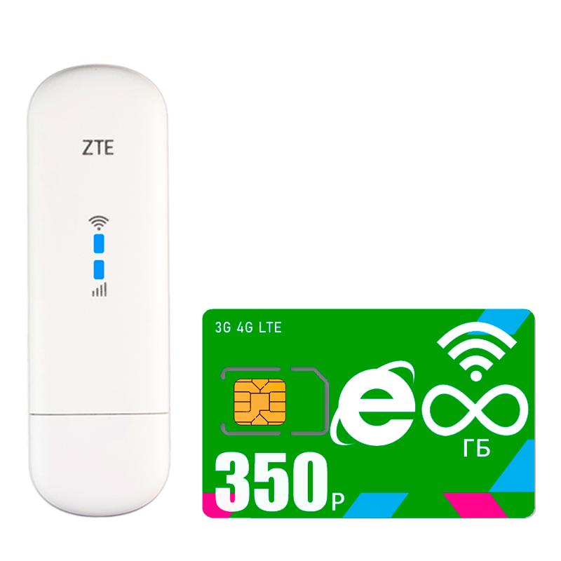 фото Беспроводной usb модем zte mf79u с безлимитным интернетом за 350р/мес