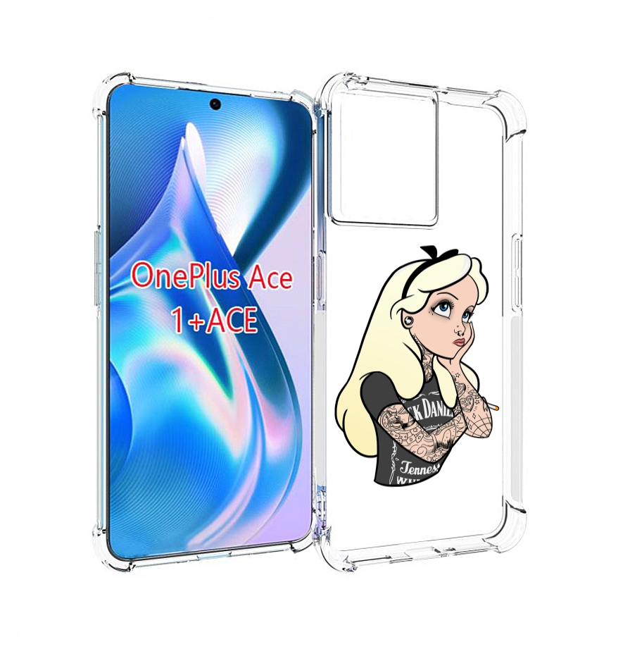 

Чехол MyPads принцесса-в-татуировках женский для OnePlus Ace, Прозрачный, Tocco