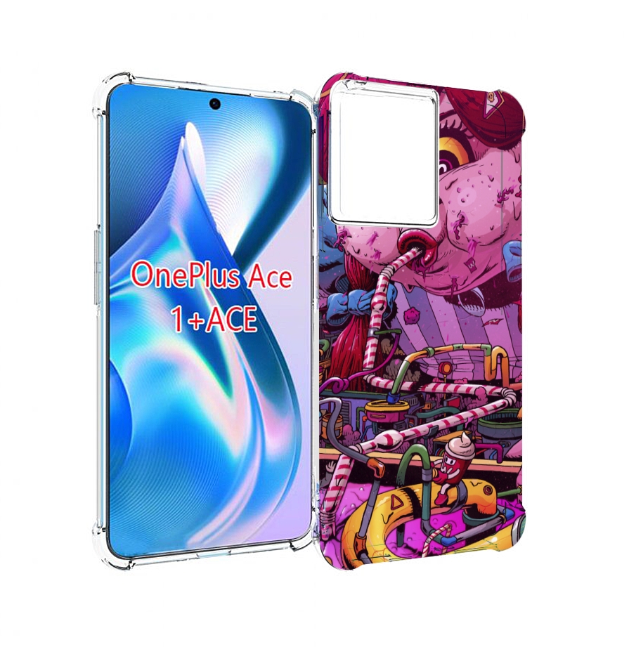 

Чехол MyPads прикольная сладкая картинка для OnePlus Ace, Прозрачный, Tocco