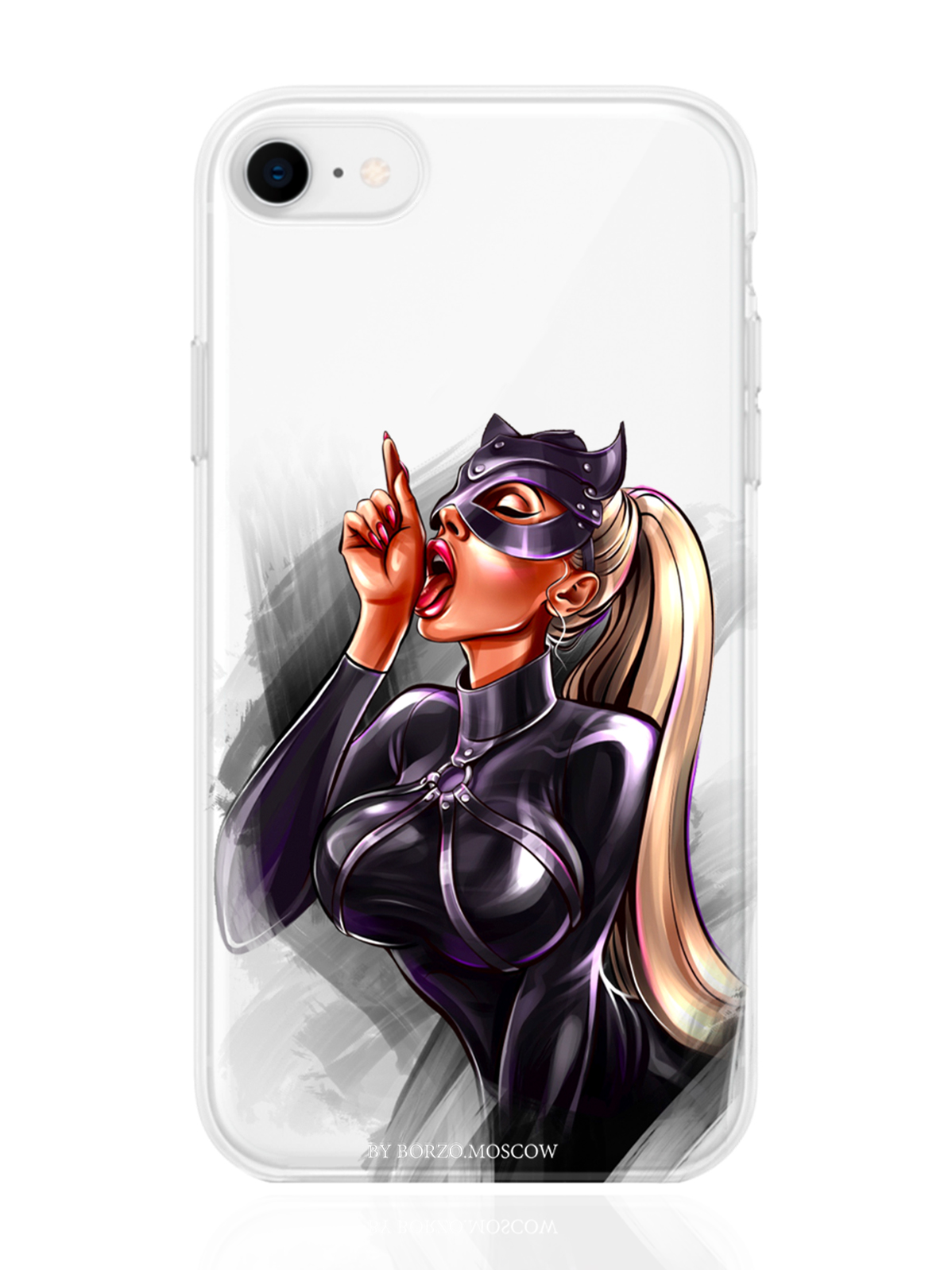 

Чехол MustHaveCase для iPhone 7/8/SE2020 Кошечка прозрачный, iPhone 7/8/SE2020 Kitty/ Кошечка