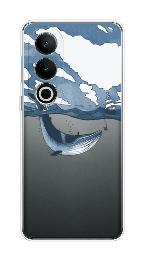 

Чехол на OnePlus Nord CE4 "Большой кит", Синий, 154750-1