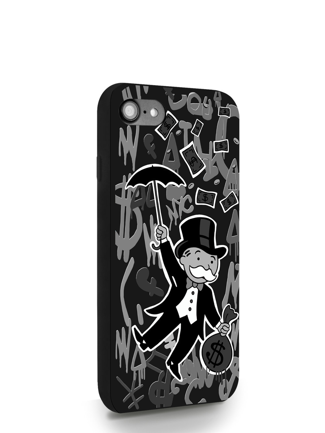 фото Чехол musthavecase для iphone 7/8/se2020 monopoly black edition черный