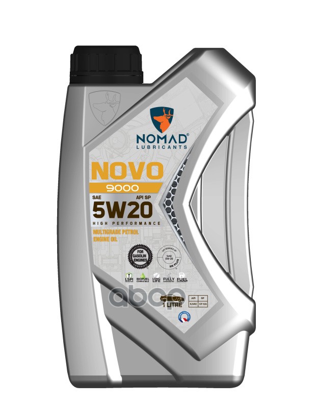 Моторное масло Nomad lubricants novo 9000 5w20 1л