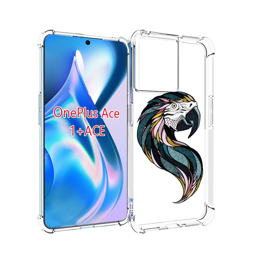 

Чехол MyPads полупопугай для OnePlus Ace, Прозрачный, Tocco