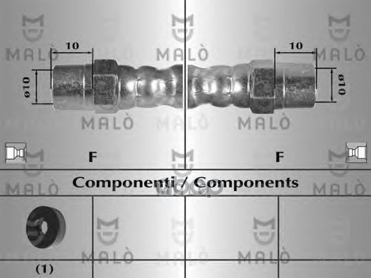 Шланг Тормозной Malo 8230