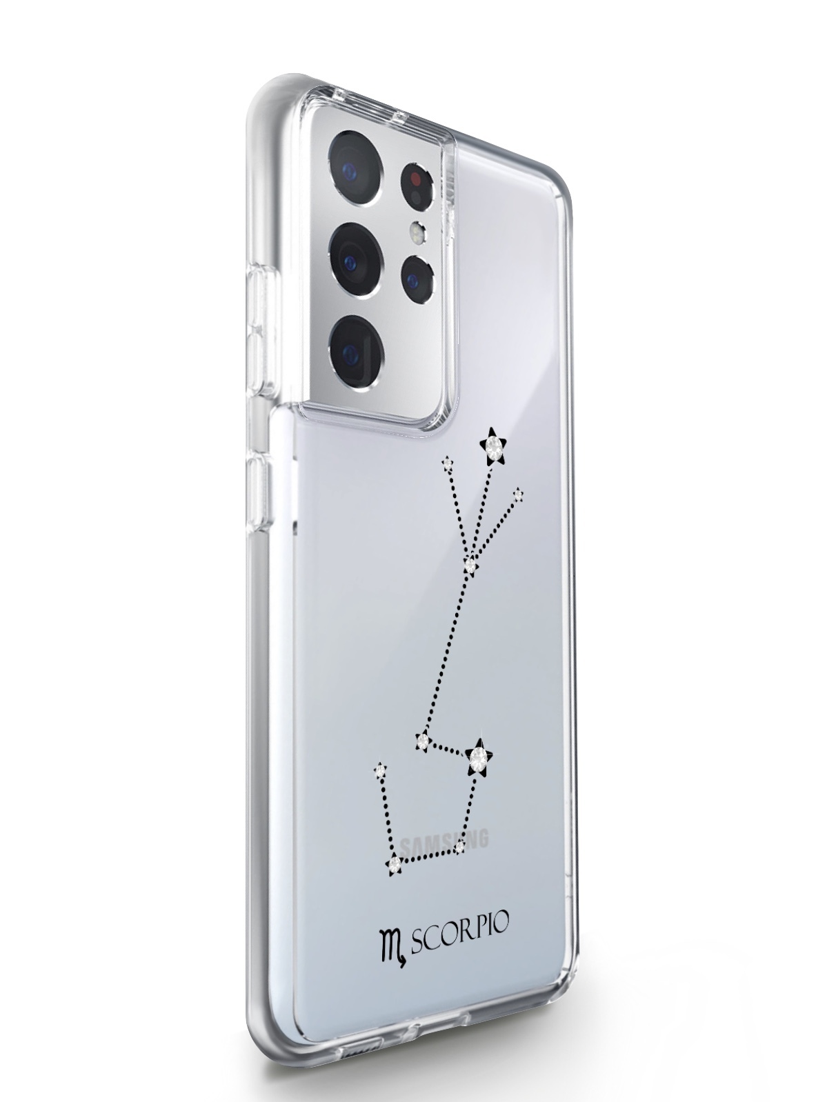 

Чехол MustHaveCase для Samsung Galaxy S21 Ultra Знак зодиака Скорпион прозрачный, Samsung Galaxy S21 Ultra Знак зодиака Скорпион Scorpio