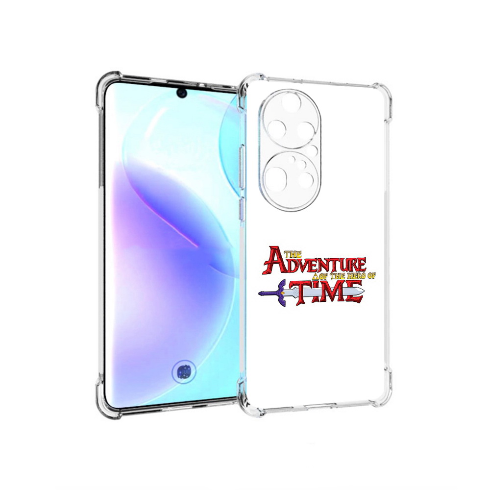 

Чехол MyPads Tocco для Huawei P50 Pro время приключений логотип, Прозрачный, Tocco