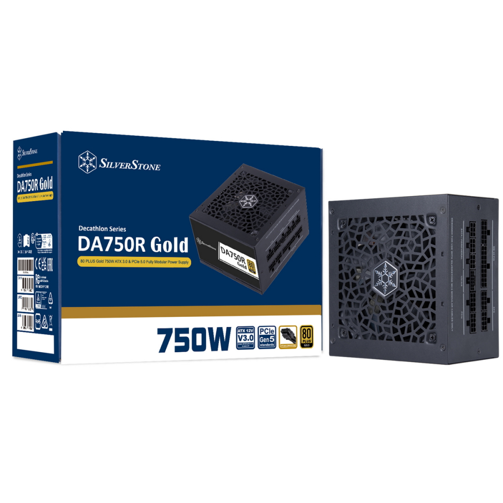 

Блок питания Silverstone SST-DA750R-GMA 80 PLUS Gold 750W, Черный