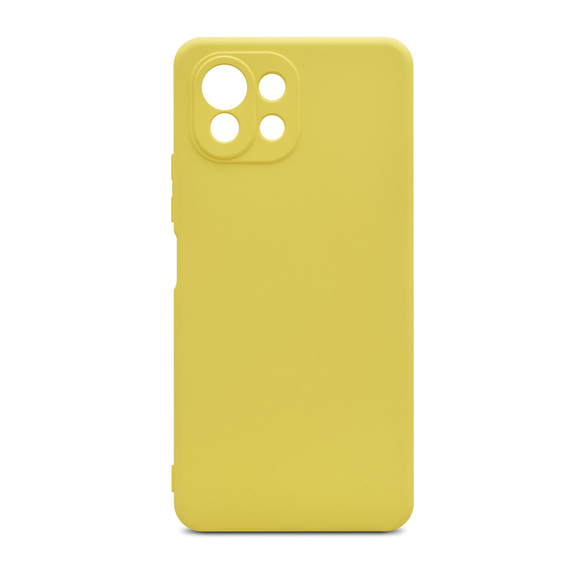 

Чехол Soft Touch для Xiaomi Mi 11 Lite/5G Ne, Желтый, SST-3102