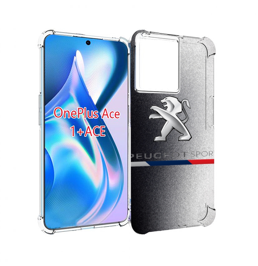 

Чехол MyPads peugeot-1 для OnePlus Ace, Прозрачный, Tocco