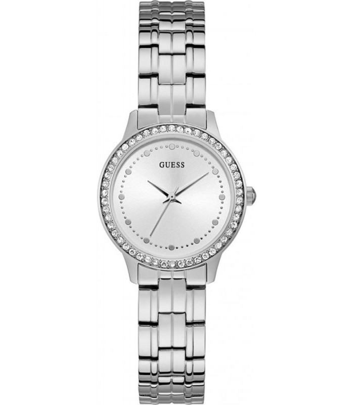 

Наручные часы женские Guess W1209L1 серебристые, W1209L1
