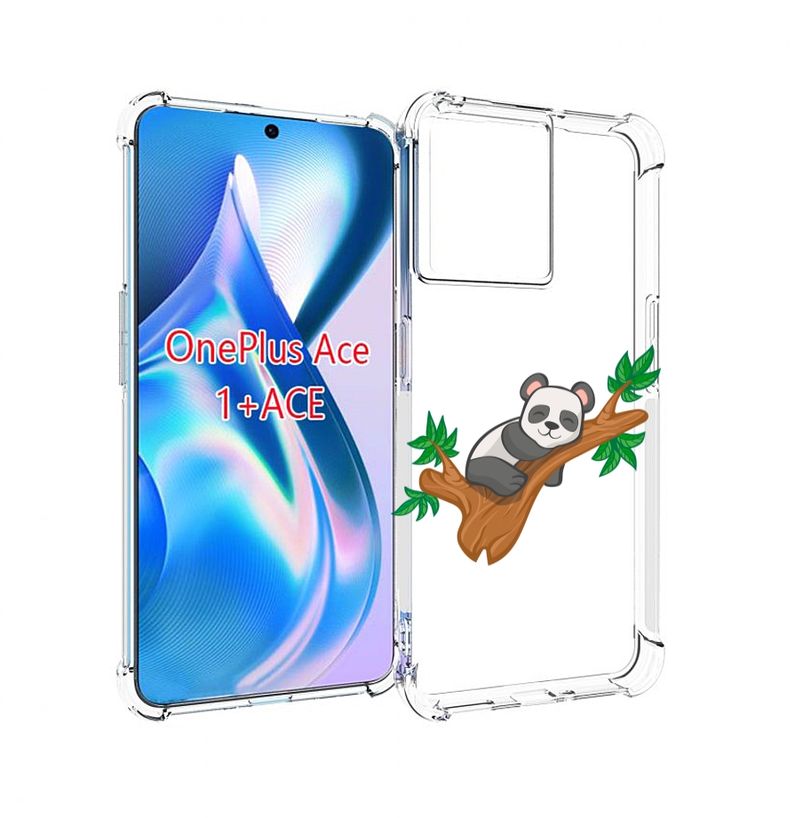 

Чехол MyPads панда-на-деревце для OnePlus Ace, Прозрачный, Tocco
