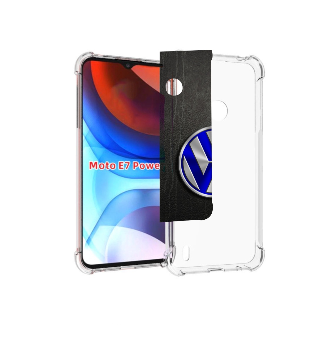

Чехол MyPads volkswagen-3 для Motorola Moto E7 Power, Прозрачный, Tocco