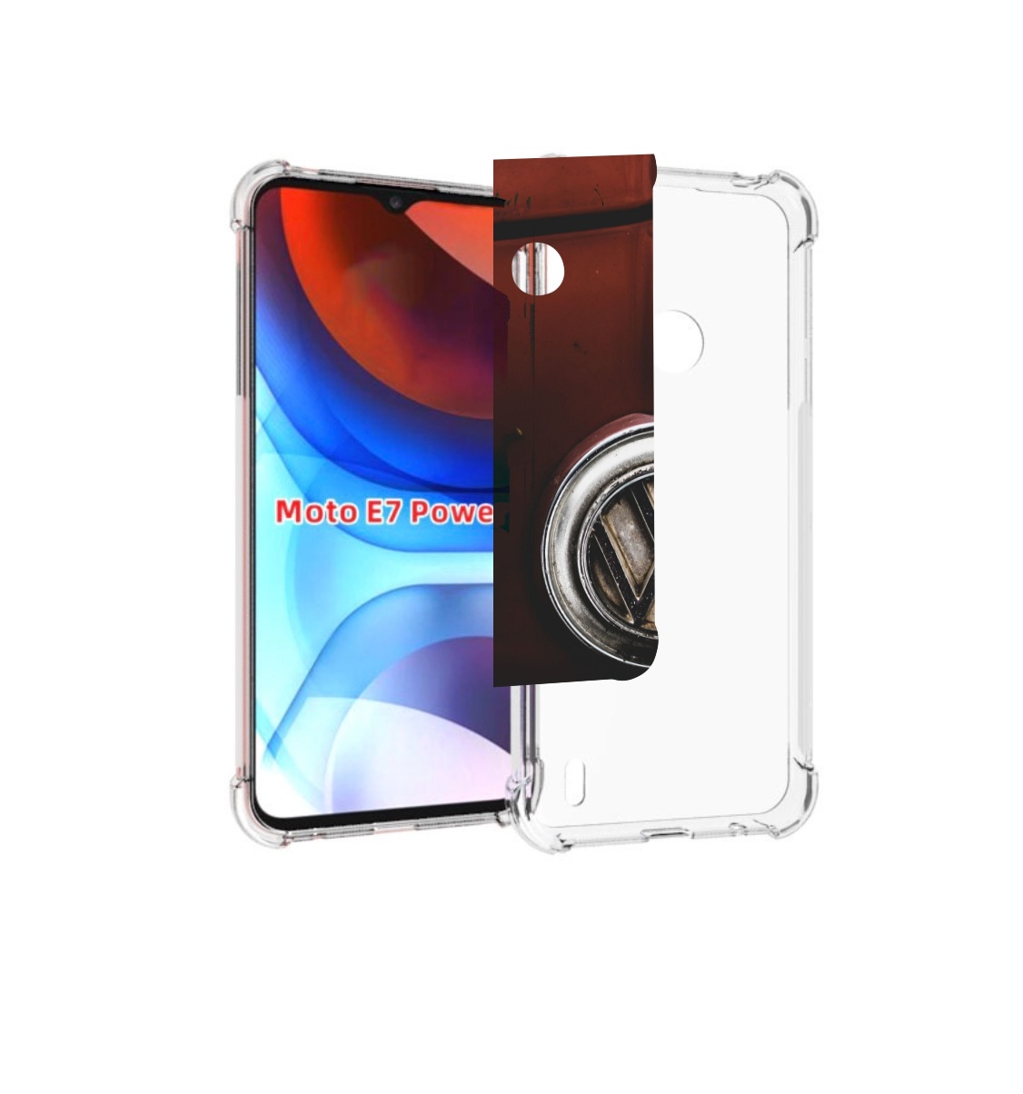 

Чехол MyPads volkswagen 1 мужской для Motorola Moto E7 Power, Прозрачный, Tocco