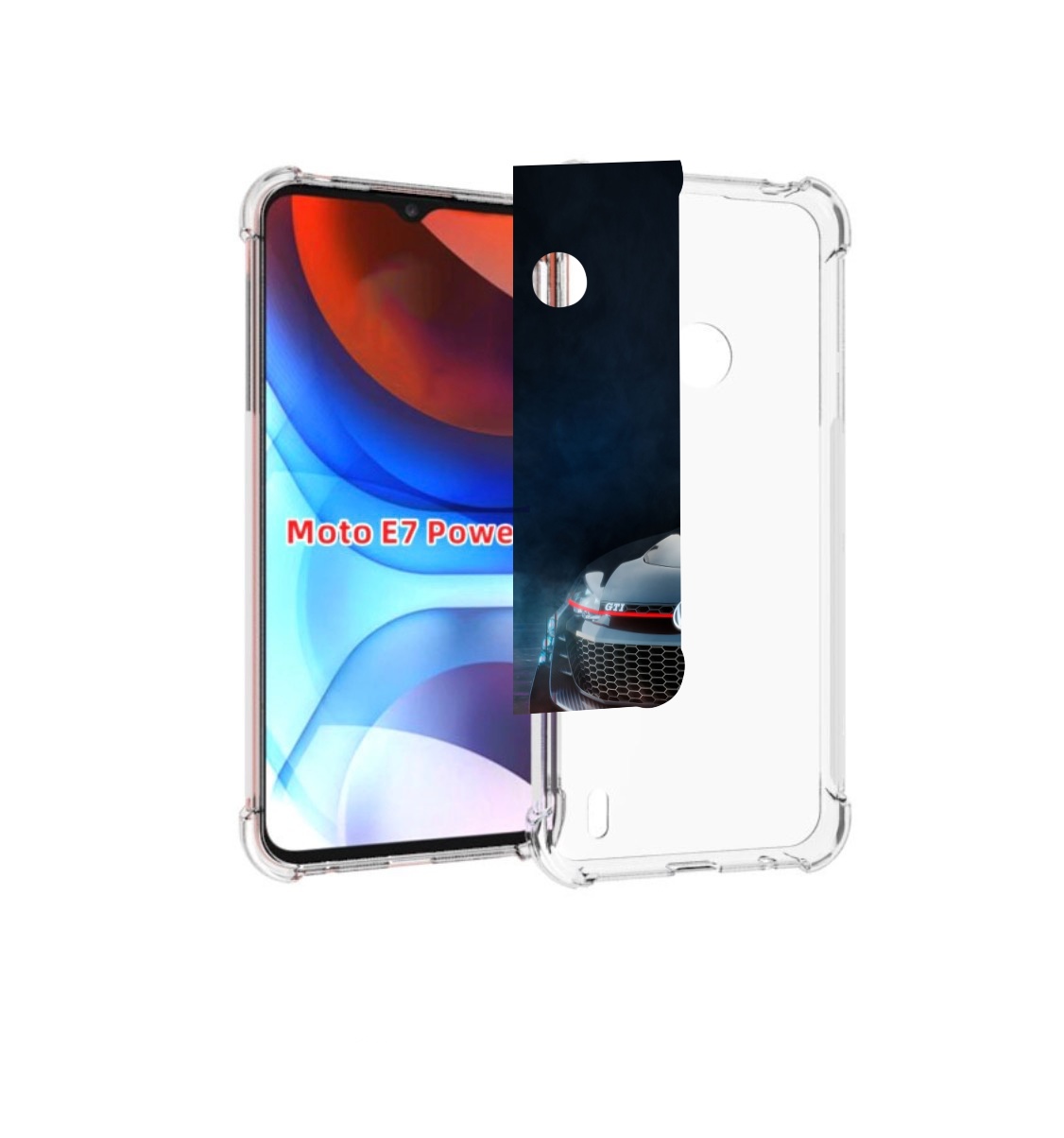 

Чехол MyPads volkswagen 2 мужской для Motorola Moto E7 Power, Прозрачный, Tocco