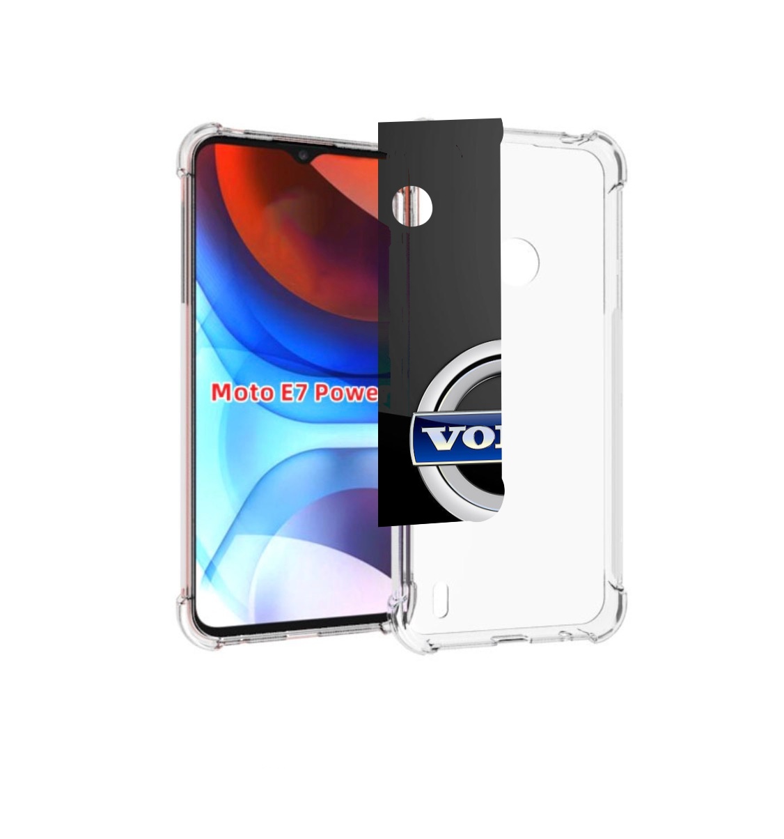 

Чехол MyPads volvo 2 мужской для Motorola Moto E7 Power, Прозрачный, Tocco