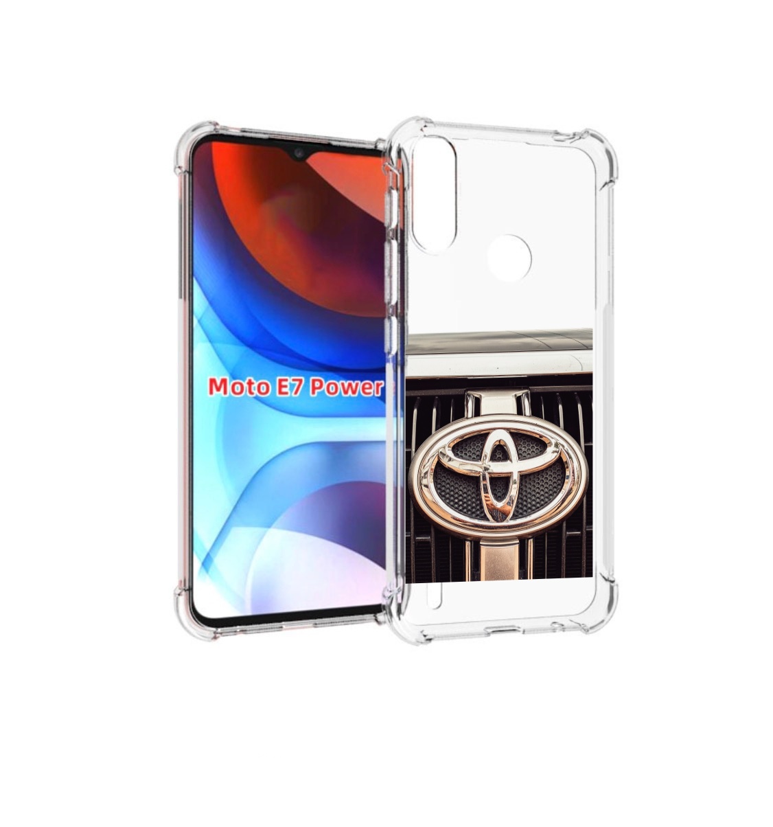 

Чехол MyPads toyota 3 для Motorola Moto E7 Power, Прозрачный, Tocco