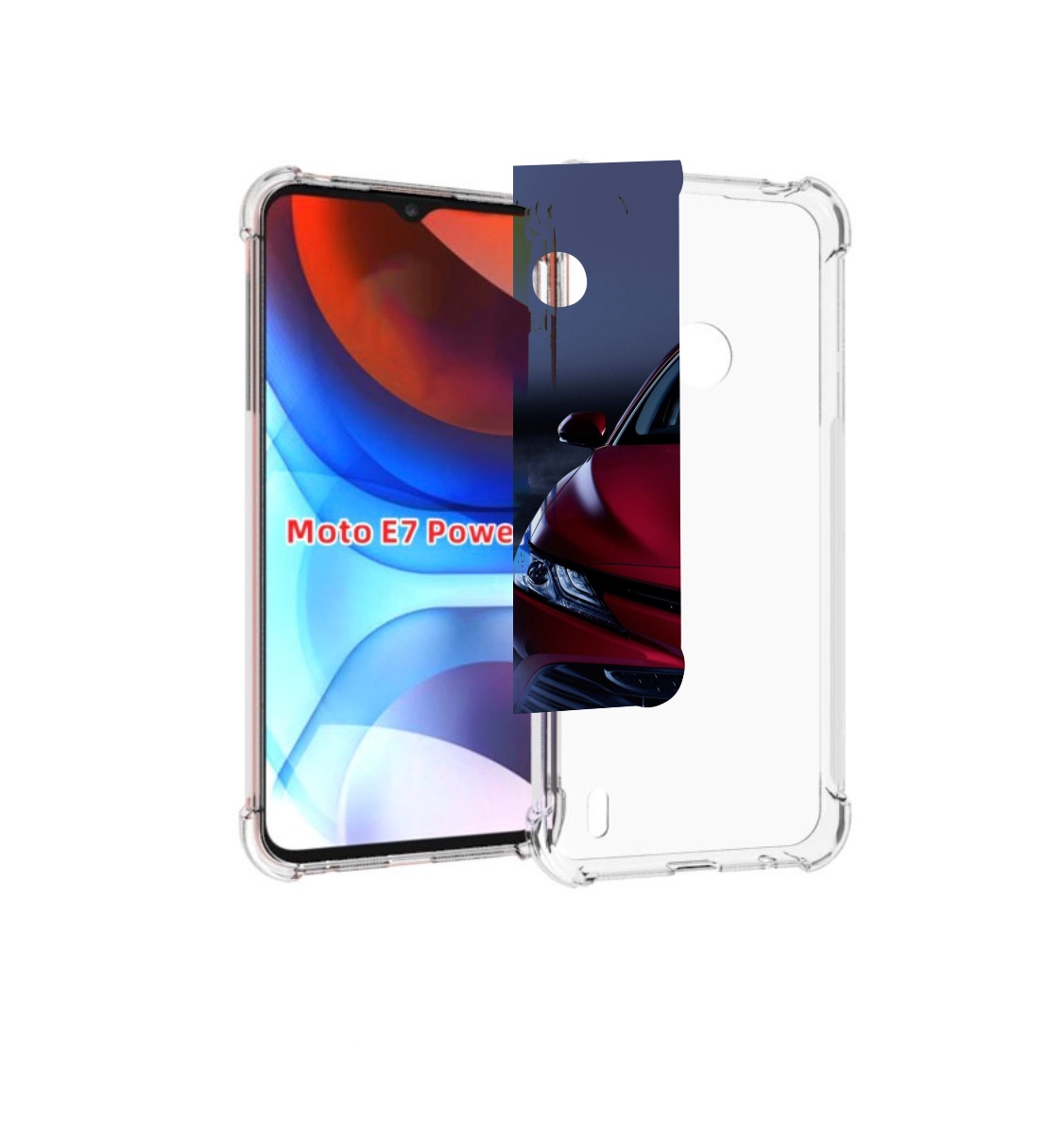 

Чехол MyPads toyota 1 для Motorola Moto E7 Power, Прозрачный, Tocco