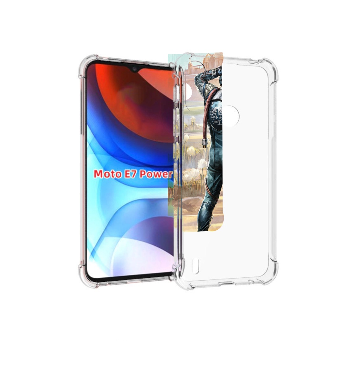 

Чехол MyPads the-outer-worlds для Motorola Moto E7 Power, Прозрачный, Tocco