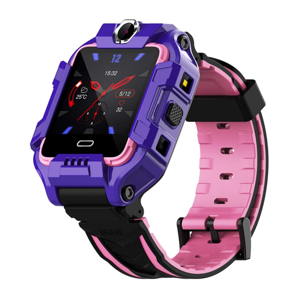 фото Смарт-часы smart baby watch y99a 4g, 2 камеры hd, с gps трекером, micro sim purple