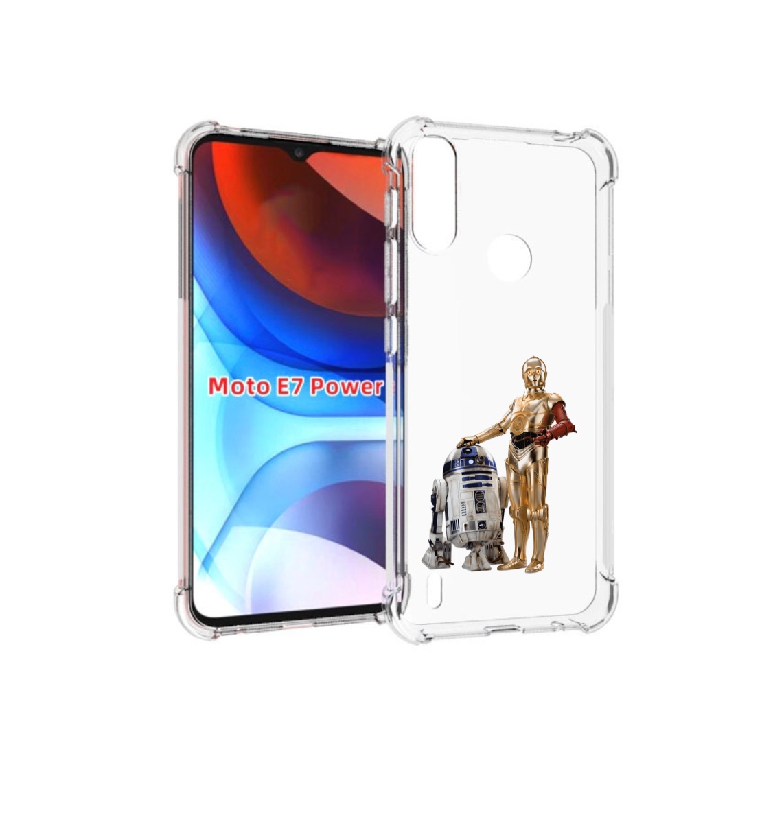 

Чехол MyPads starwars-звездные-воины для Motorola Moto E7 Power, Прозрачный, Tocco