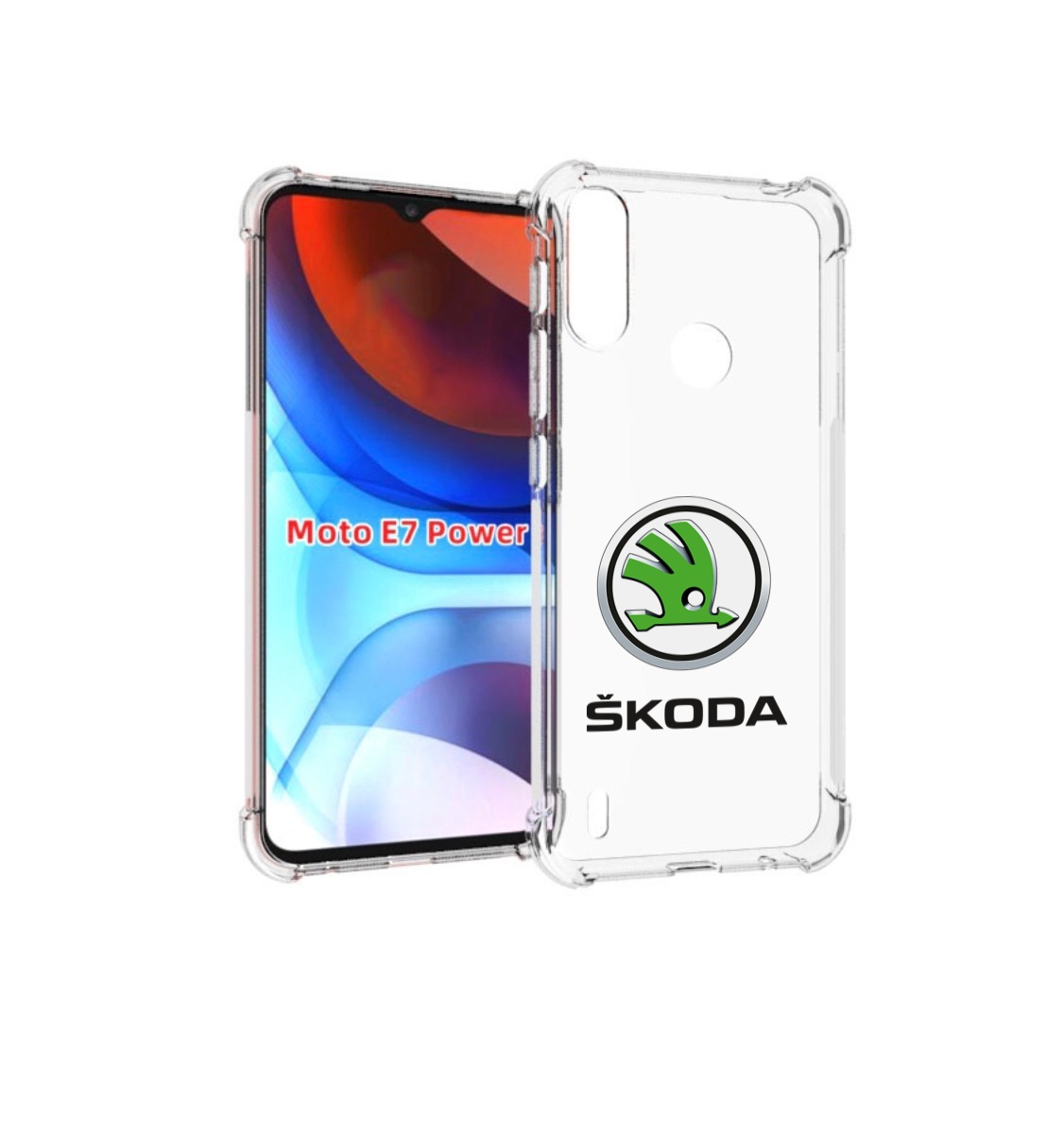 

Чехол MyPads skoda-4 мужской для Motorola Moto E7 Power, Прозрачный, Tocco