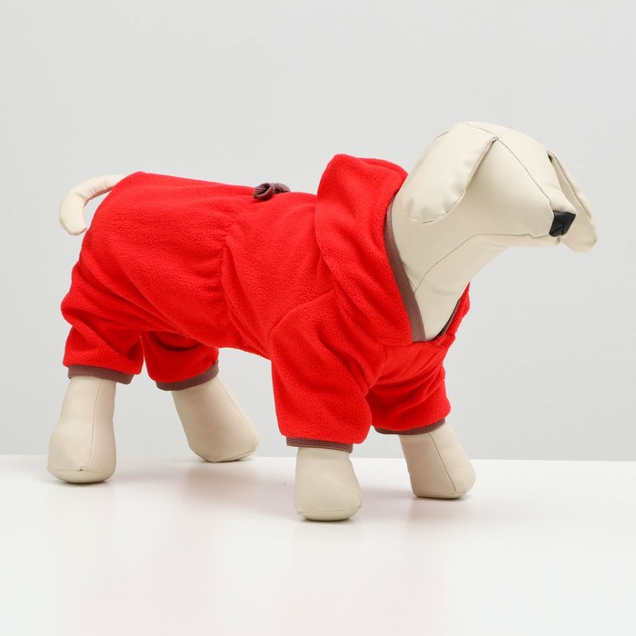 

Комбинезон флисовый цветной, XL (ДС 32 см, ОШ 32 см, ОГ 42-44 см), микс цветов