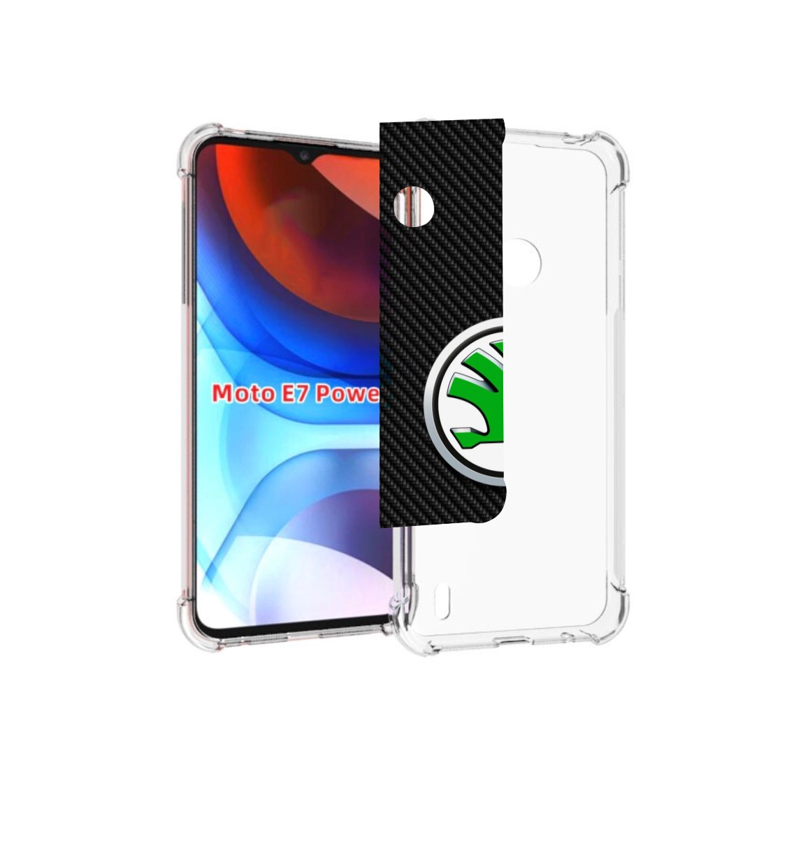 

Чехол MyPads skoda 2 для Motorola Moto E7 Power, Прозрачный, Tocco