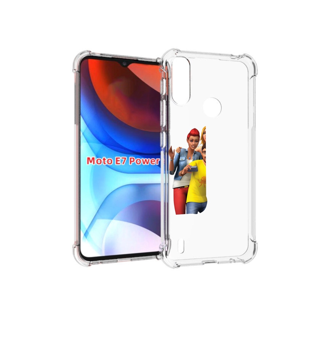

Чехол MyPads sims для Motorola Moto E7 Power, Прозрачный, Tocco