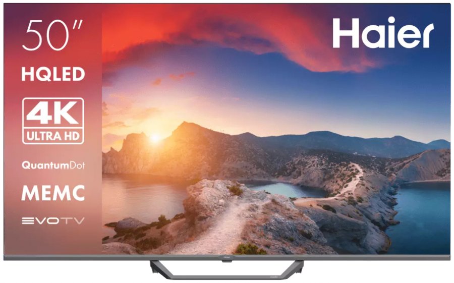 Телевизор Haier 50 Smart TV S2 Pro, 50"(127 см), UHD 4K черный