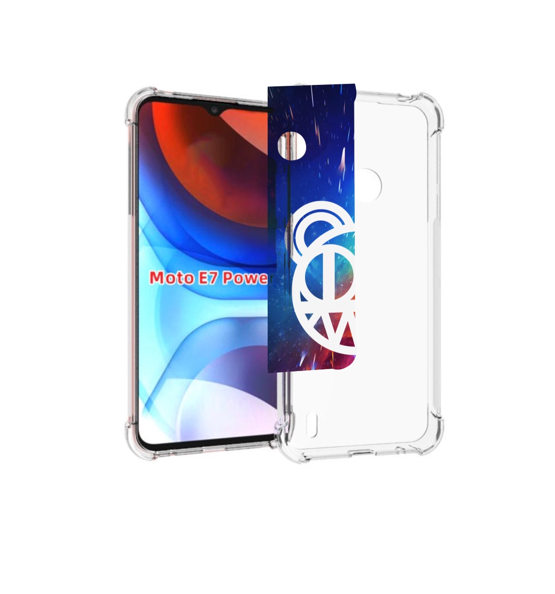 

Чехол MyPads radiohead cosmos для Motorola Moto E7 Power, Прозрачный, Tocco