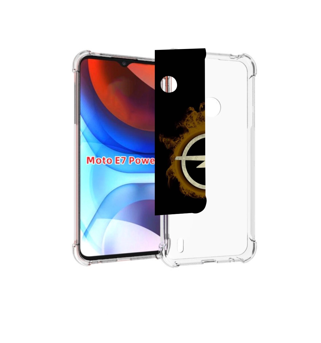 

Чехол MyPads opel-1 мужской для Motorola Moto E7 Power, Прозрачный, Tocco