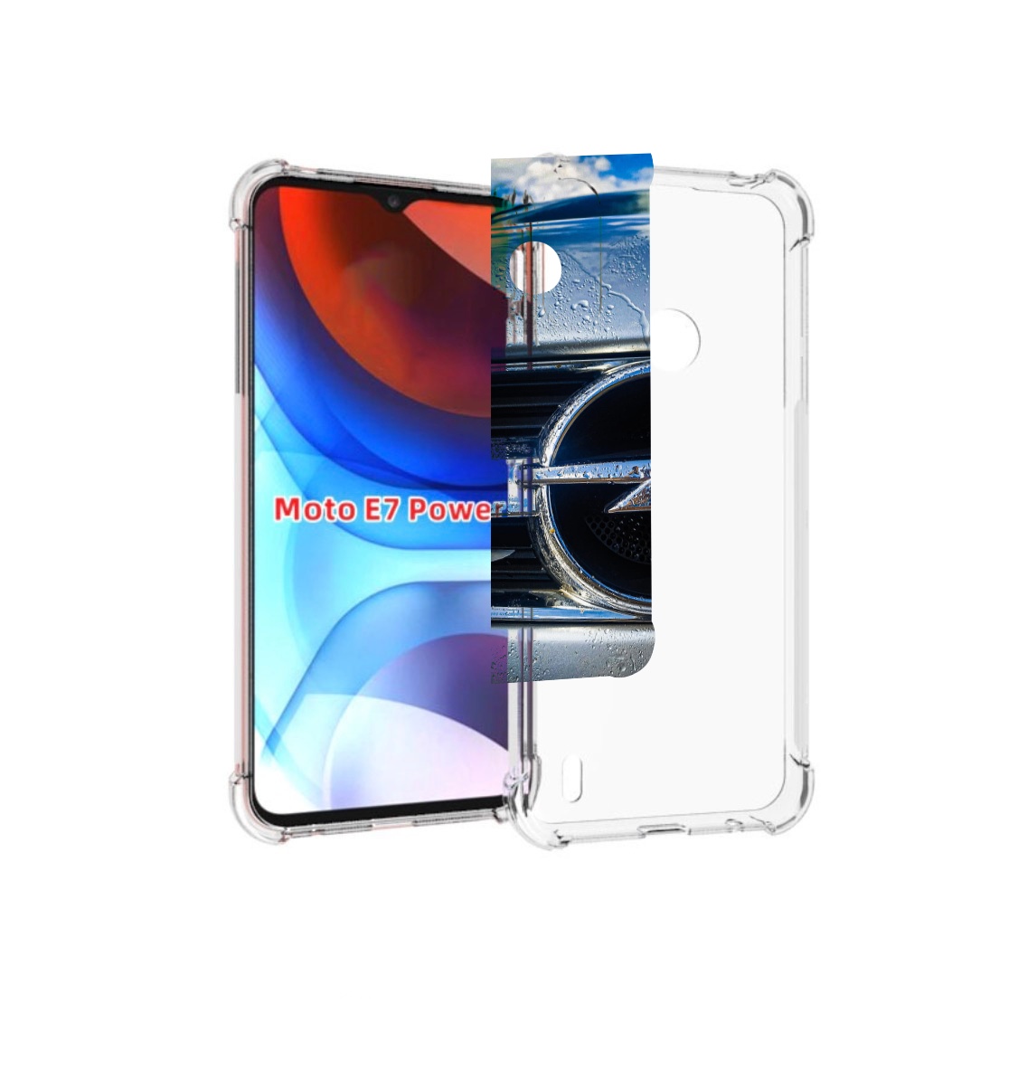 

Чехол MyPads opel 3 мужской для Motorola Moto E7 Power, Прозрачный, Tocco