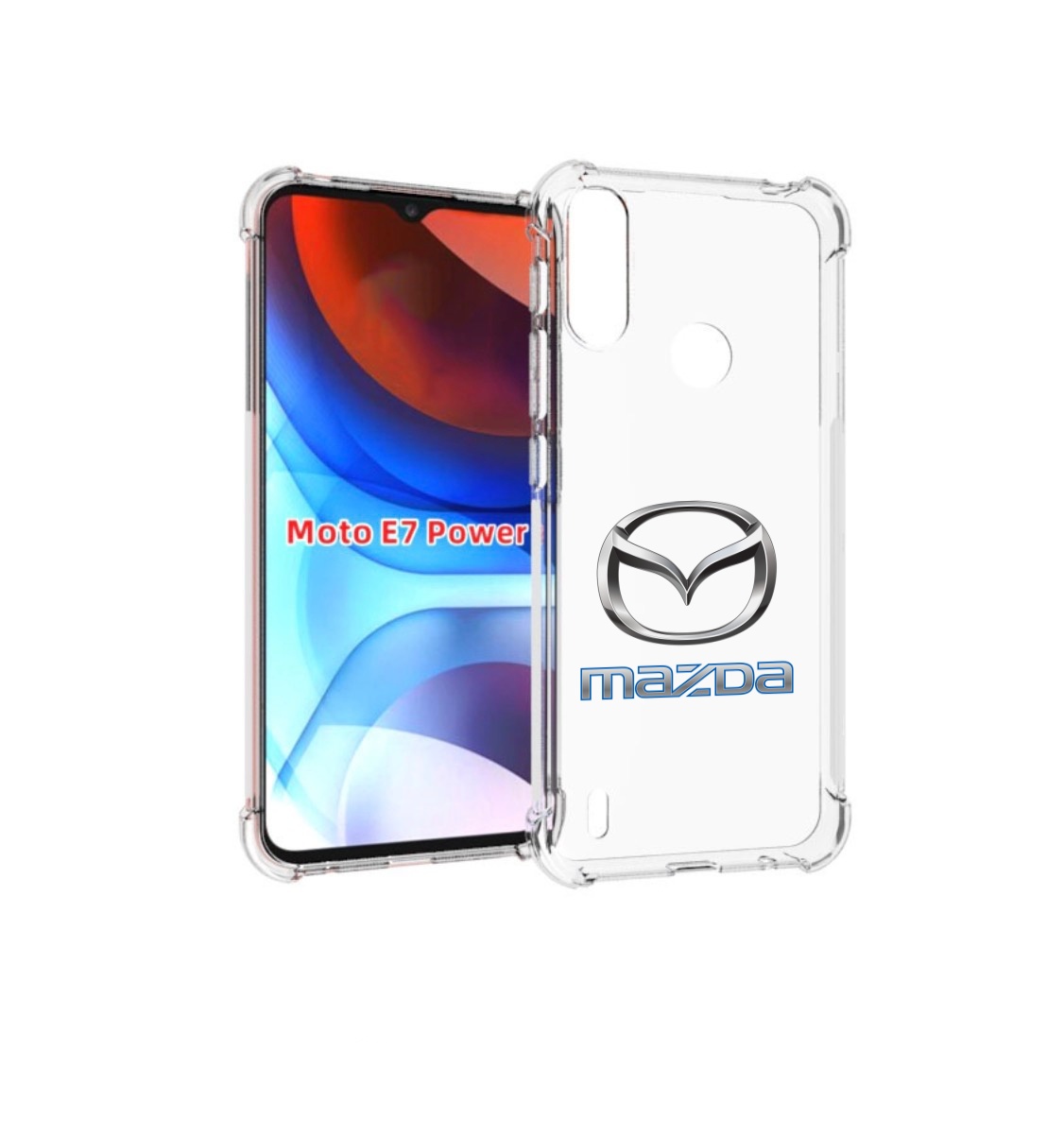 

Чехол MyPads mazda-4 мужской для Motorola Moto E7 Power, Прозрачный, Tocco