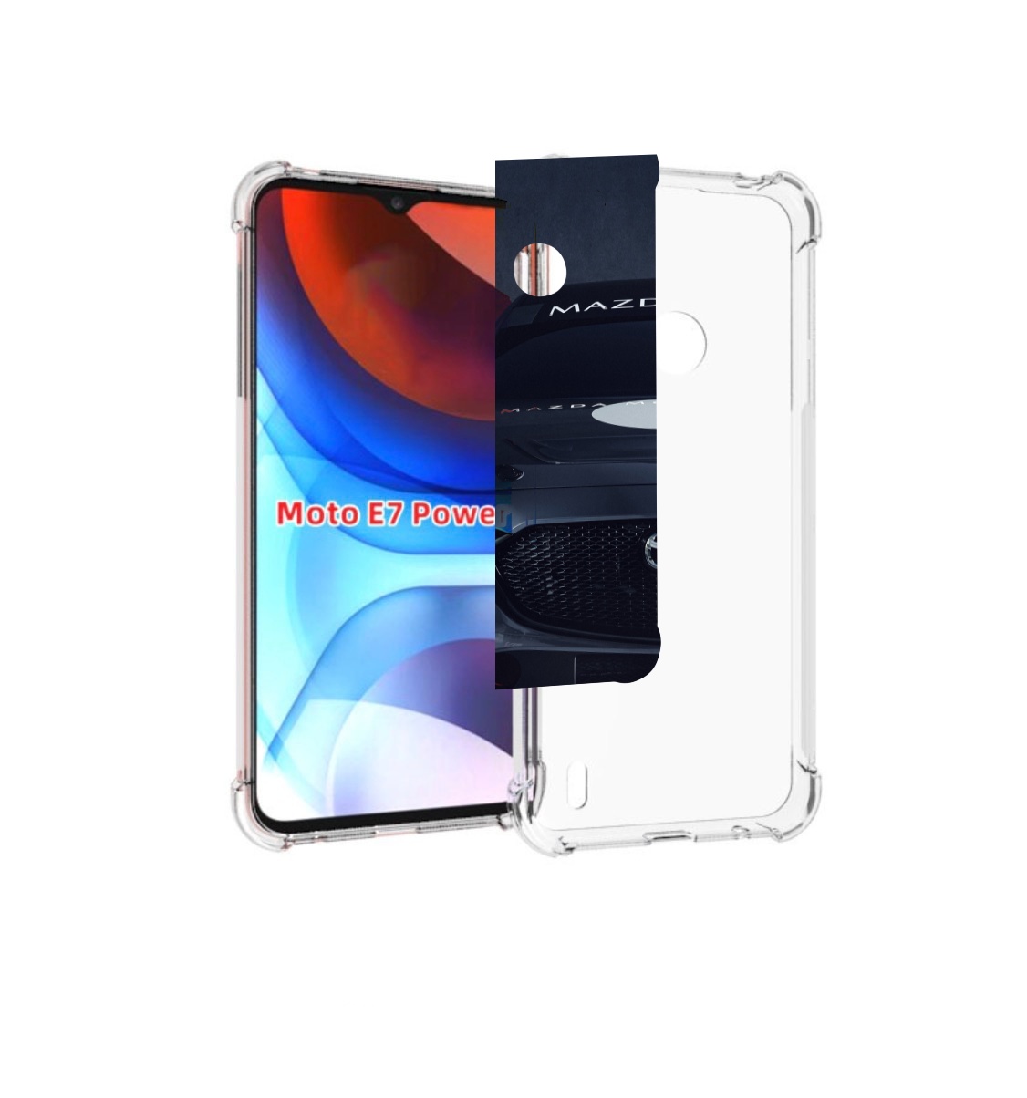 

Чехол MyPads mazda 3 для Motorola Moto E7 Power, Прозрачный, Tocco