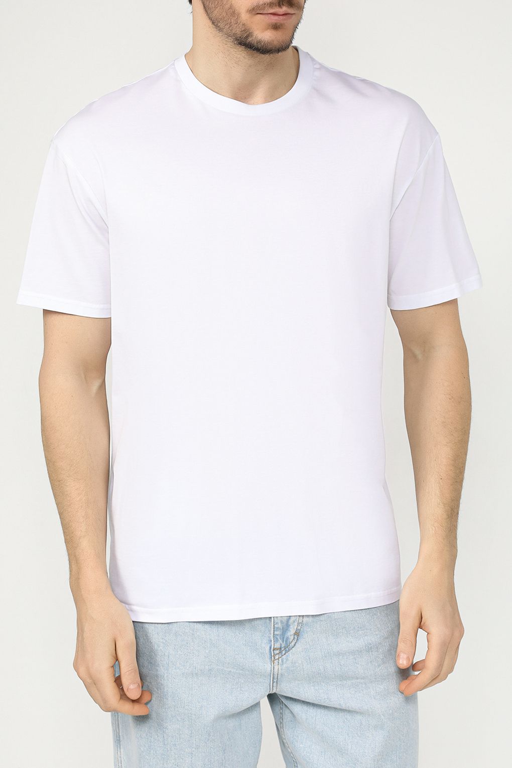 

Футболка мужская D.Molina DM240112296-002 белая 2XL, Белый, DM240112296-002