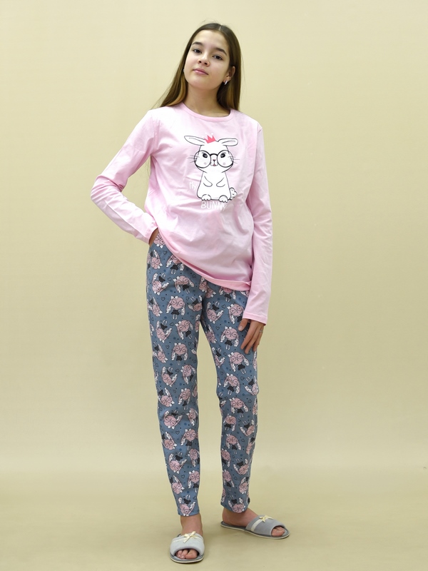 Пижама детская LIDEKO kids 581-22, розовый, 164