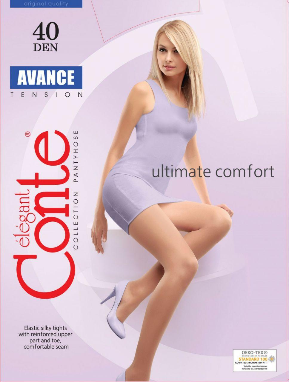 

Колготки женские Conte AVANCE 40 черные, Черный, AVANCE 40